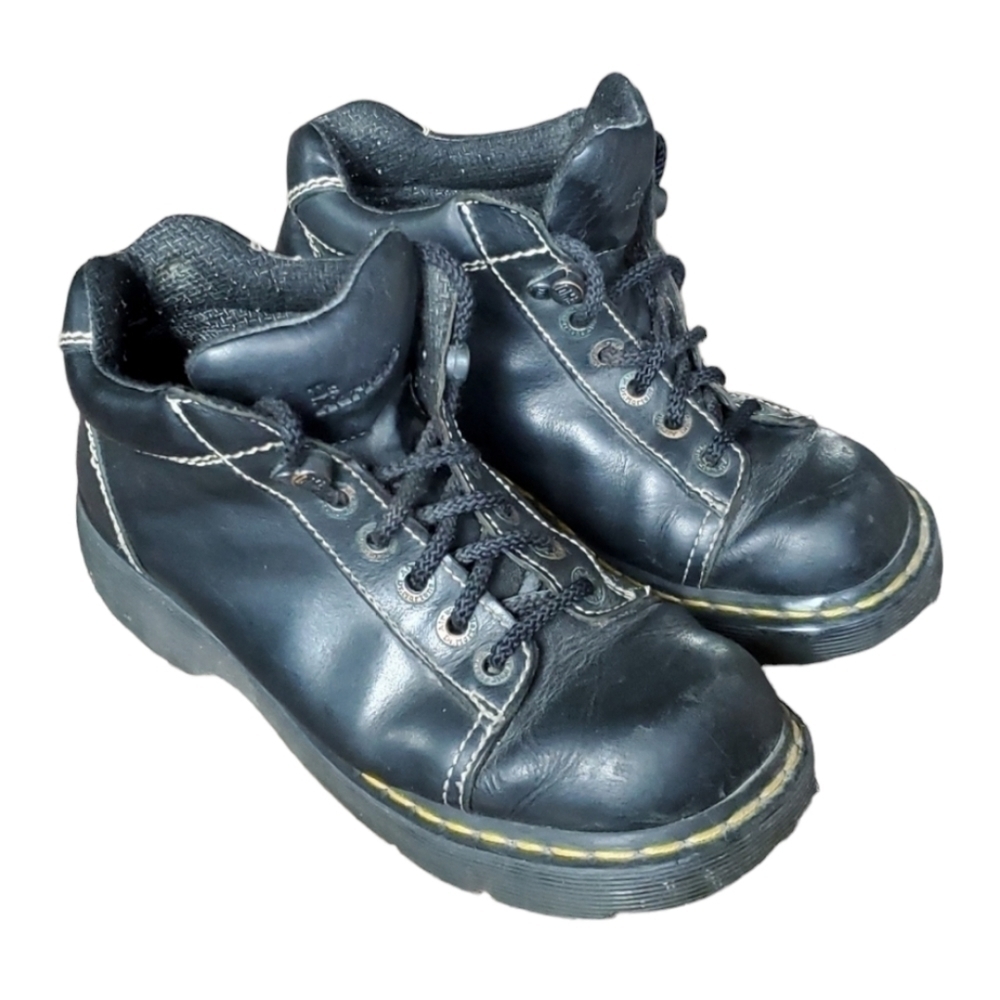 Dr.Martens Y2K Womens 8542 Ankle Booties Chunky Moto Shoes sz 8